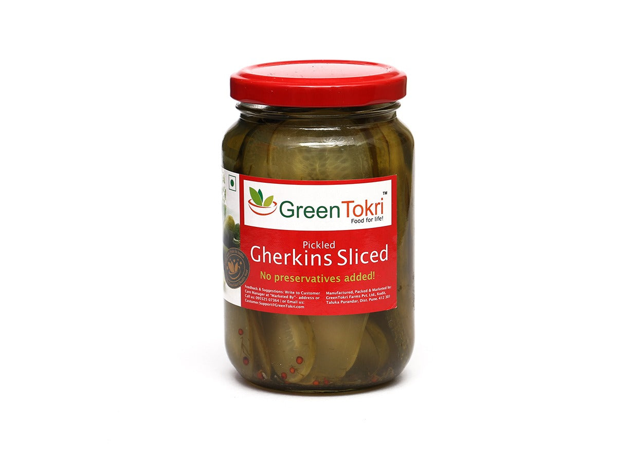 Pickled Gherkins - Sliced (350g)